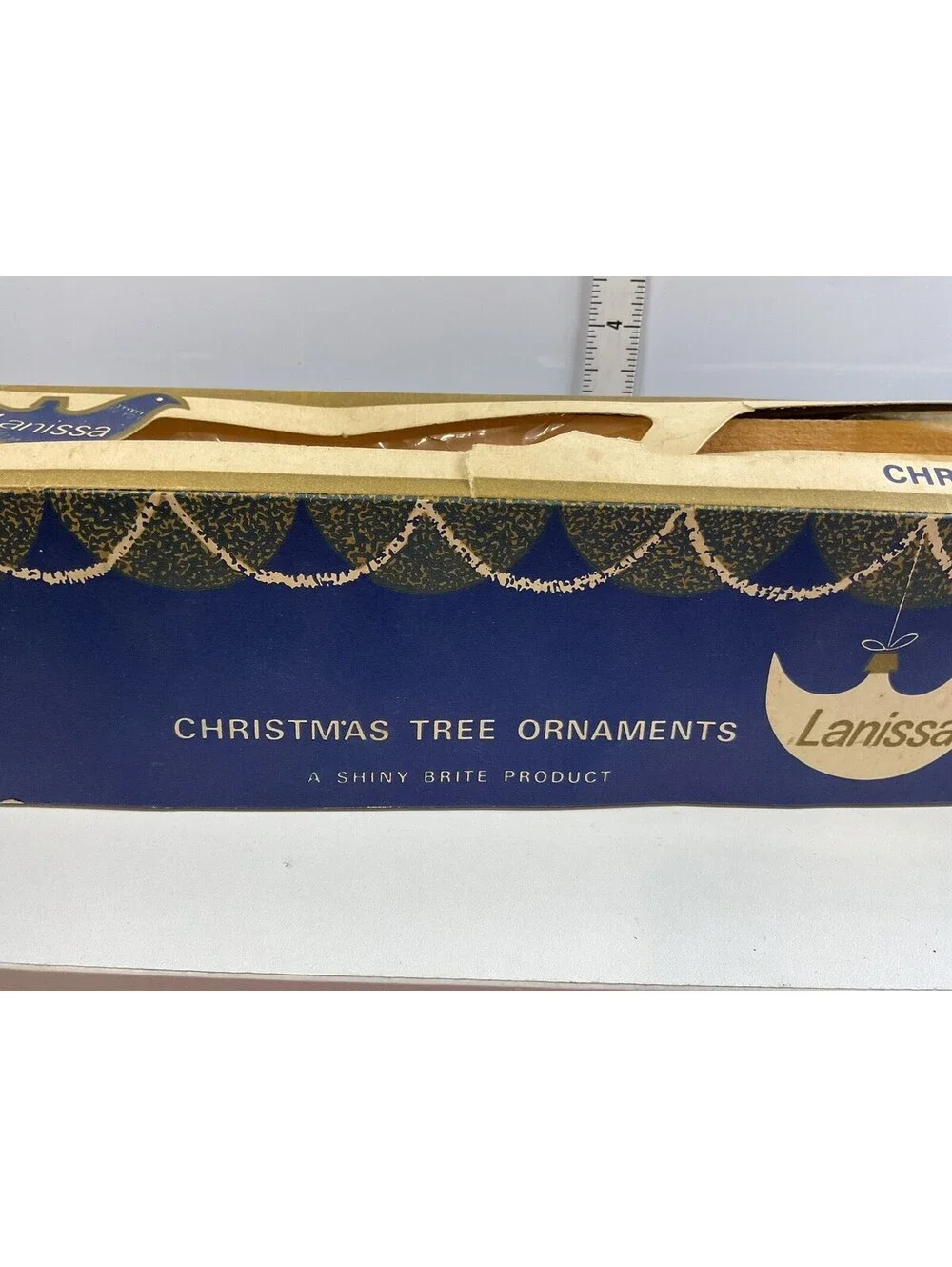Lanissa Vintage Tree Topper Blown Glass West Germany